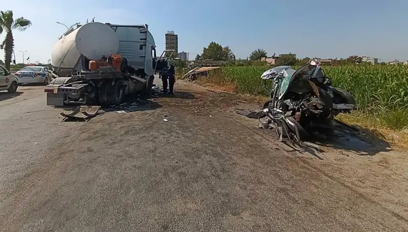 Adana'da Feci Kaza: Otomobil ve Kamyona Tanker Çarptı, Can Kaybı ve Yaralılar