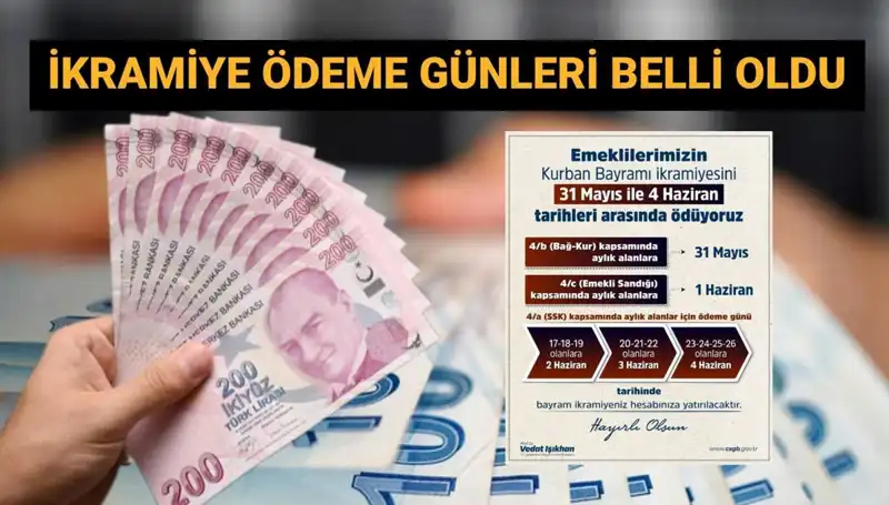 Bayram Öncesi Emeklilere Müjde: İkramiye Tarihleri Açıklandı!
