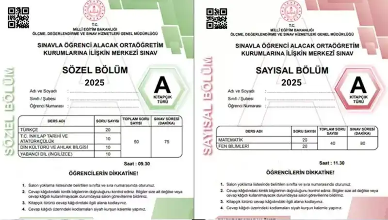 2025 LGS Soru ve Cevap Anahtarı Yayın Tarihleri Açıklandı!