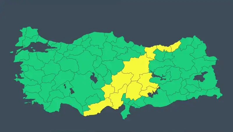 Türkiye'nin 11 İlinde Şiddetli Sağanak ve Fırtına Uyarısı Yapıldı!