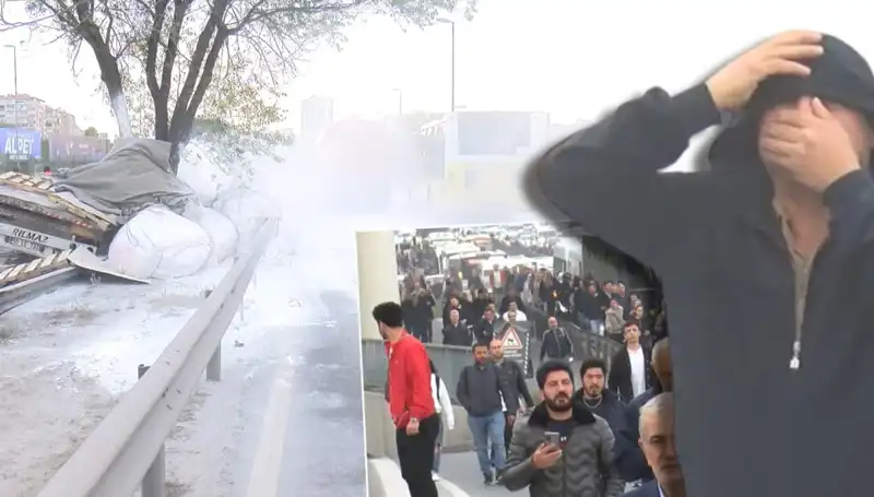 D-100'de Alçı Yüklü TIR’la Meydana Gelen Kaza Trafiği Kilitledi